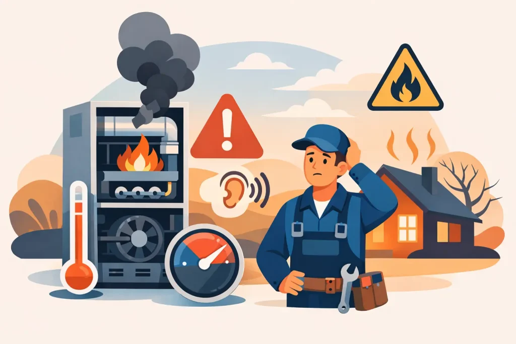 Furnace Repair Hennessey Oklahoma Warning Signs