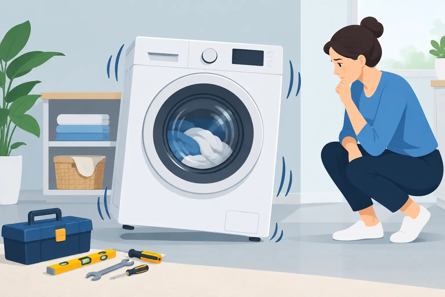 Why Is My Washer Shaking? Causes and Fixes